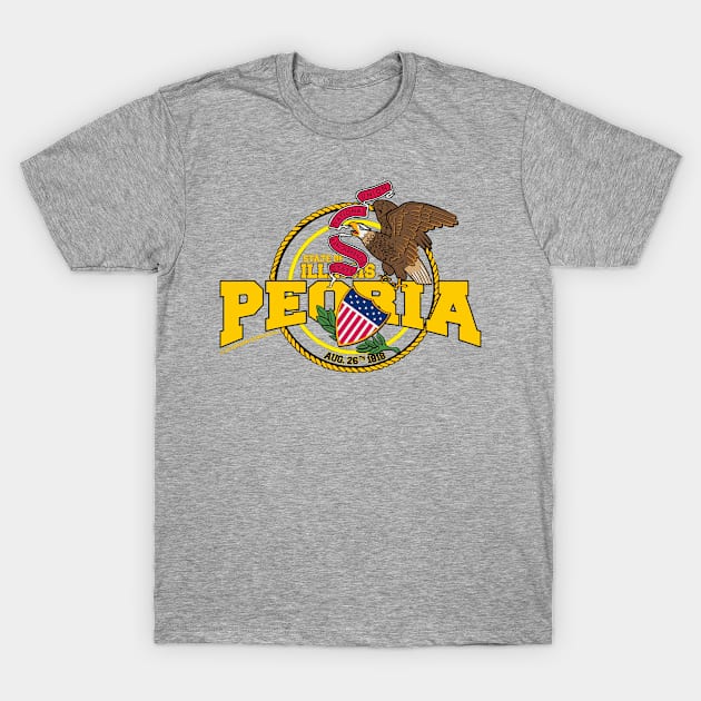 Peoria Illinois T-Shirt by comancha